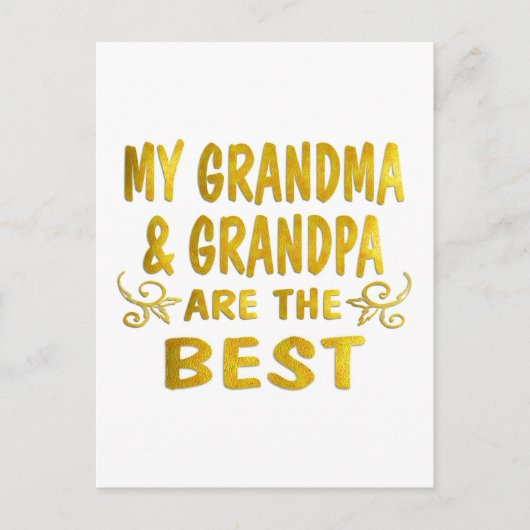 最高のおばあちゃん ポストカード (正面)