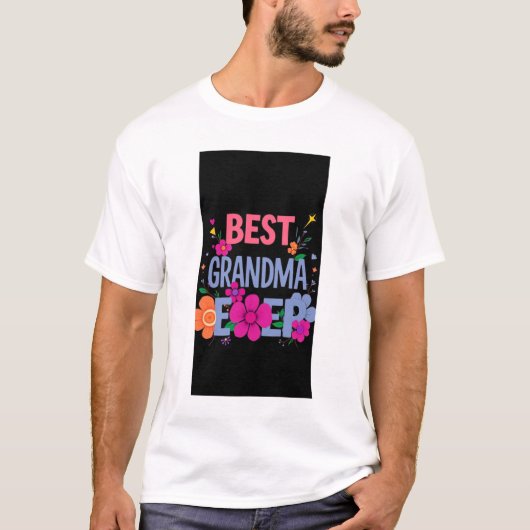 最高のおばあちゃん Tシャツ (正面)