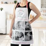 最高のおばあちゃんEver Kitchen Chef 6フォトコラージュ エプロン<br><div class="desc">「おばあ最高のあちゃんは今まで」 彼女は孫たちと毎分愛している。彼女がこの洗練された、洗練された、エプロンを着るエレガントと、彼女の料理の冒険にシンプル余分な輝きを追加モダンする。ソフトグレーの手書きスタイリッシュスクリプトとリーフのハートlaurelのタイポグラフィビジュアルとソフトバラピンクサンセリフとスクリプトのは白い背景をオーバーレイ。あなたの選択とメッセージと彼女のカスタマイズ孫の名前の6つの大切な写真を追加しパーソナライズされたて、彼女は常に宝物になる完璧なエプロン。白黒の写真を選んで見エレガントる。母素晴らしの日や彼女の誕生日のおばあちゃんの記念品。6枚のサンプル写真を自分の写真に置き換え、メッセージをカスタマイズして名前を付けるだけで、このキープサエプロンを簡単にパーソナライカスタムズすることができる。質問や要望があれば私に連絡して下さい。</div>