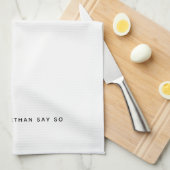 最高のおばあちカスタムゃん白または任意の色 キッチンタオル (四つ折り)