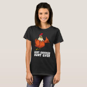 最高のおばさんニワトリ Tシャツ (正面フル)
