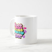 最高のおばさん (スタイル3) コーヒーマグカップ (正面左)
