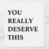 最高のおもしろいお友達ギフトワイン愛好家 ワインラベル (シングルラベル)