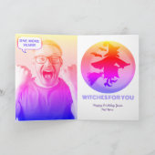 最高のおもしろいのウィッチ カード (内部)