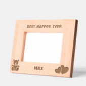 最高のおもしろいキュートパーソナライズされたベビー レーザー彫刻フレーム (左)