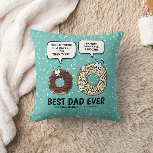 最高のおもしろいパパは永遠に可愛い父の日 クッション (ブランケット)
