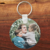 最高のおもしろいパパバイパー名前をカスタムするゴルフクラブロゴ キーホルダー (裏面)