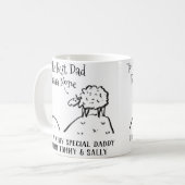 最高のおもしろいパパ羊ことわざアプン コーヒーマグカップ (正面左)