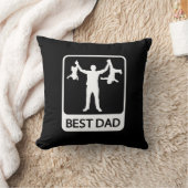 最高のおもしろいパパ – 父の日 クッション (ブランケット)