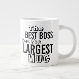 最高のおもしろいボス引用文ラージビッグマグカップ – Office Umous ジャンボコーヒーマグカップ