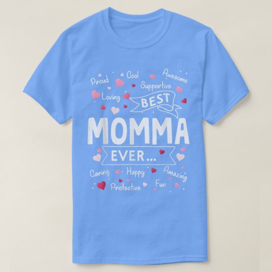 最高のおもしろいママD Tシャツ (デザイン正面)