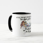 最高のおもしろいワインギフトの仲間カスタム友 マグカップ (正面左)