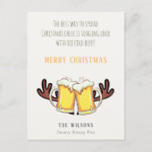 最高のおもしろい応援Rein Beer シーズンポストカード (正面)