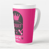 最高のおもしろい腕棋士 カフェラテマグ (右アングル)