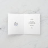 最高のおもしろい茶プリン笑い友ハッピーバースデー カード (内部)