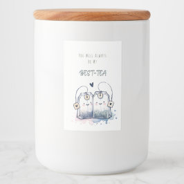 最高のおもしろい茶プリン笑い友ハッピーバースデー フードラベル