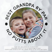 最高のおもしろいGRANDPA BY PARフォトカスタムカラー ゴルフボール