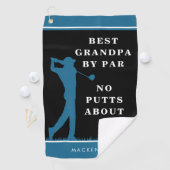 最高のおもしろいGrandpa By Par - No Putts About It ゴルフタオル (インサイチュ)