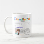 最高のおもしろいGrandpa Ever Search Results With Photo コーヒーマグカップ (左)