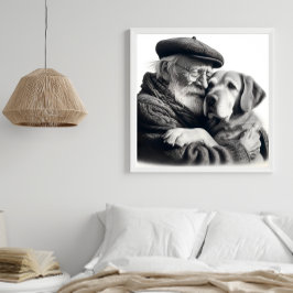 最高のお友達と永遠に老紳士 フォトプリント