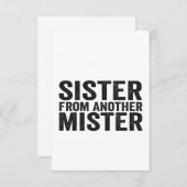 最高のお友達のバおもしろいブ サンキューカード (正面/裏面)