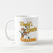 最高のお婆さん コーヒーマグカップ (左)