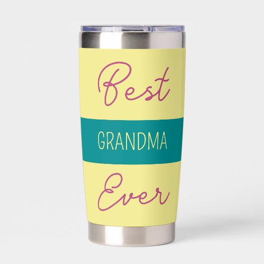 最高のお婆ちゃん 保温保冷タンブラー (正面)