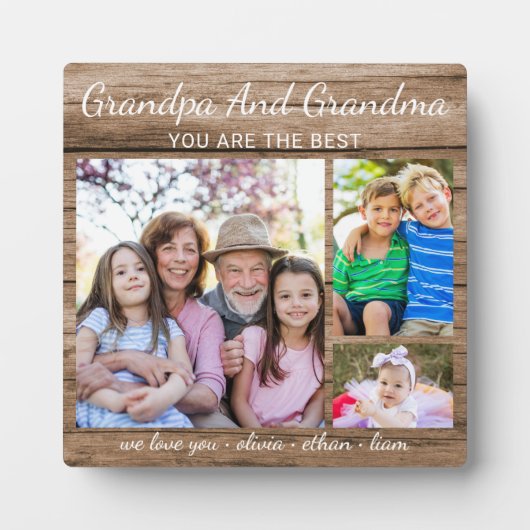 最高のお孫さん3フォトウッド フォトプラーク (正面)