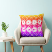 最高のお母さんが白いネオンと背景をカラフル主演 クッション (椅子)