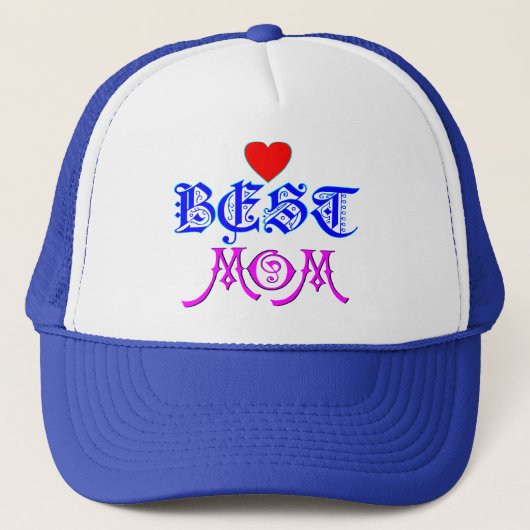 ♔♥°・最高のお母さんの姿勢スタイリッシュTrucker Hat♥♔ キャップ (正面)