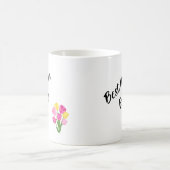 最高のお母さんスタイリッシュお母さんの日 コーヒーマグカップ (中央)