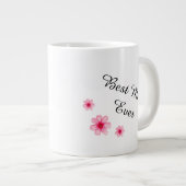 最高のお母さんスタイリッシュお母さんの日 ジャンボコーヒーマグカップ (正面右)