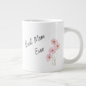 最高のお母さんスタイリッシュお母さんの日 ジャンボコーヒーマグカップ (右)