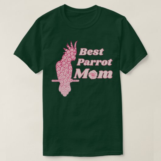 最高のお母さんペットParrot姉妹ギフト1 Tシャツ (デザイン正面)
