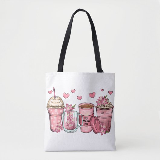 「最高のお母さん今まで」母の日のトート トートバッグ (正面)