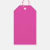 最高のお母さん可愛いピンクのハートお母さんの日のお願い ギフトタグ (裏面)