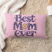 最高のお母さん可愛い花お母さんの日 ランバークッション (ブランケット)