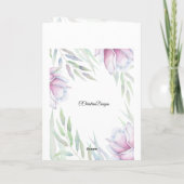 最高のお母さん感動的、聖なる書物、 経典母の日 カード (裏面)