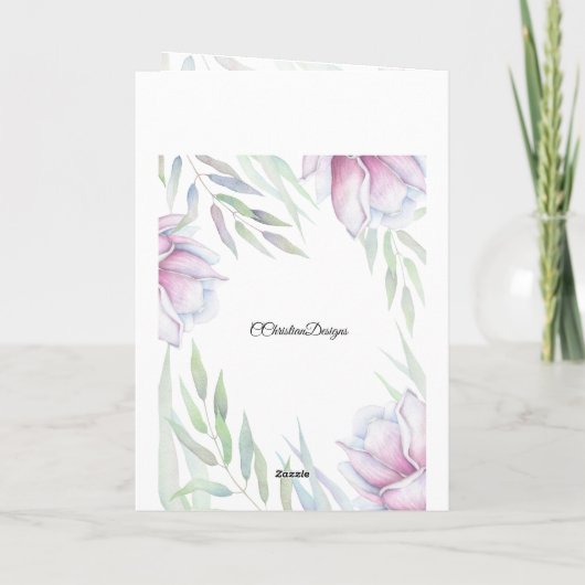 最高のお母さん感動的、聖なる書物、 経典母の日 カード (裏面)