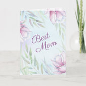 最高のお母さん感動的、聖なる書物、 経典母の日 カード (正面)