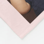 最高のお母さん花5 Photo Collage Keepsake フリースブランケット (角)