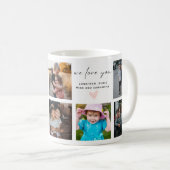 最高のお母さん8枚の写真母の日の贈り物 コーヒーマグカップ (正面右)