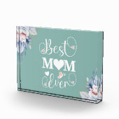 「最高のお母さん」のフローラエレガントギフト フォトブロック (右)
