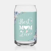 「最高のお母さん」エレガントフローラ ガラス缶 (正面)