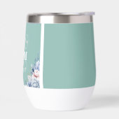 「最高のお母さん」フローラワインタンブラエレガントーのサーモ (左面)