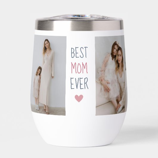 最高のお母さん：水パーソナライズされた瓶ギフト (正面)