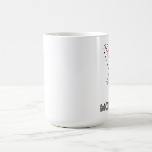 最高のお母さん、3のお母さん、おカスタマイズ母さん名 コーヒーマグカップ (中央)
