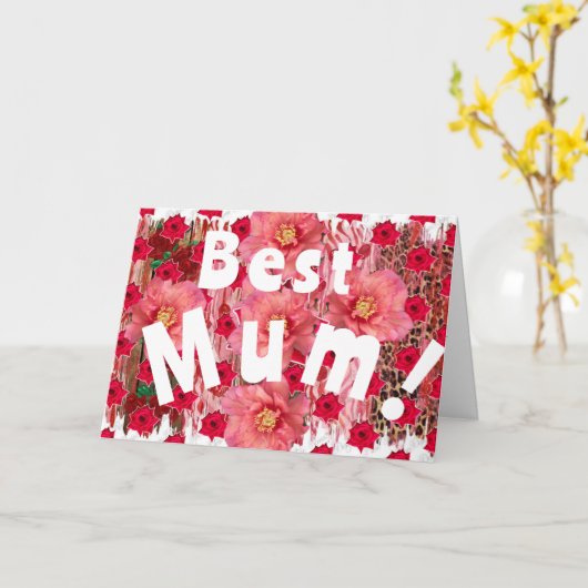 最高のお！ カード (黄色い花)