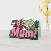 最高のお！ カード (黄色い花)