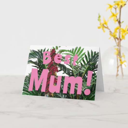 最高のお！ カード (黄色い花)